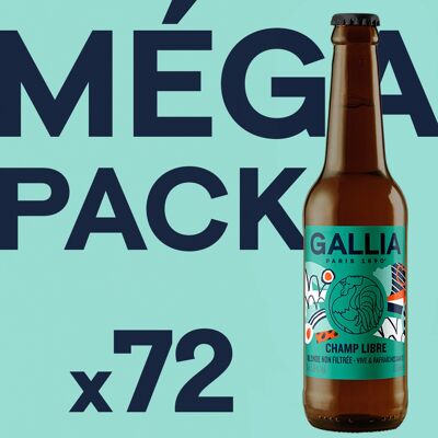 Gallia Bier 💰 Champ Libre Mega Pack - Ungefiltertes Lagerbier