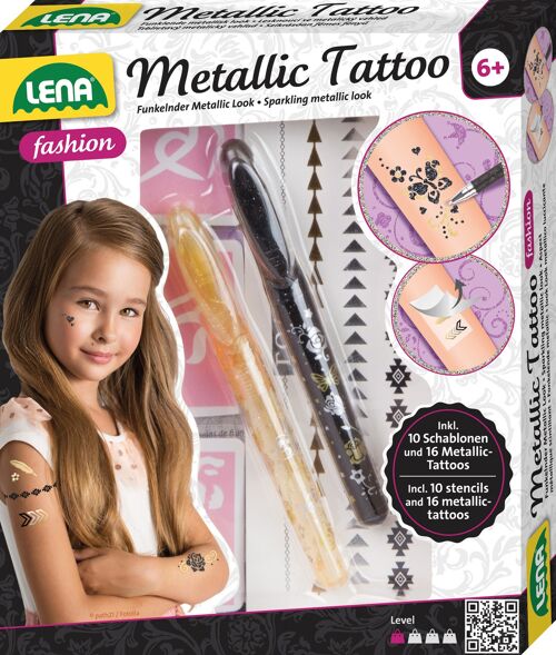 Metallic Tattoo, Faltschachtel