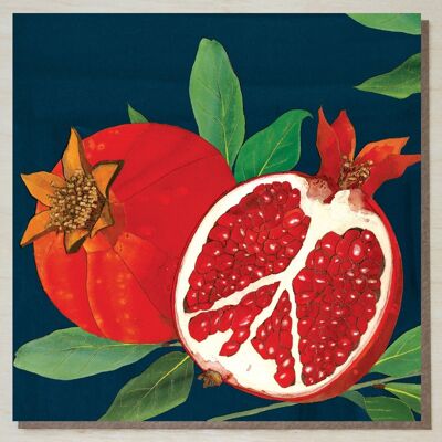 Pomegranate Card (fruit cards)