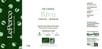 Café du Congo Bio – Grains 1kg – Kivu 1