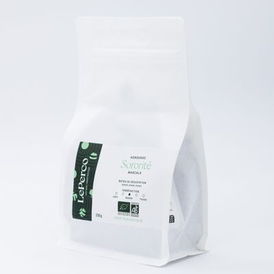 Caffè biologico dell'Honduras – Macinato 250g – Sorority