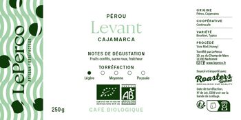 Café du Pérou Honey Bio – Moulu 250g – Levant 2