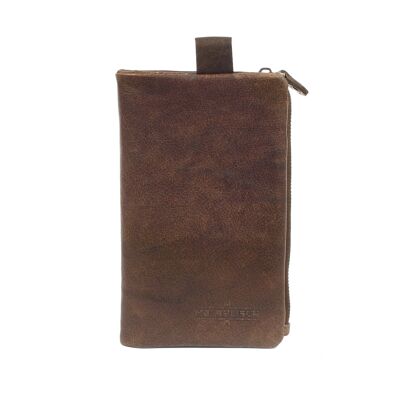 RFID leather wallet Hamburg 2 olive