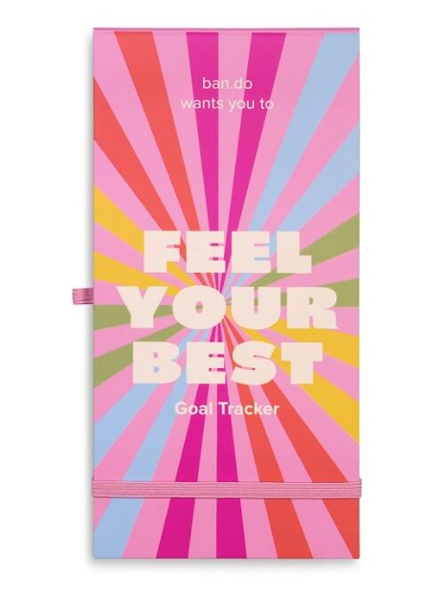 Goal Tracker Notepad, Feel Your Best