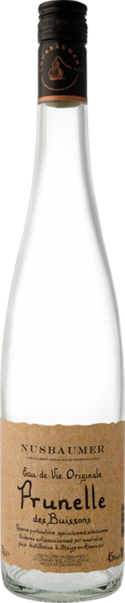 Eau de vie de Prunelle  45°