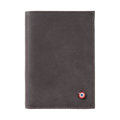 Junior Victor wallet Nubuck gray Nubuck leather