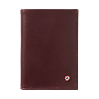 Victor Junior Wallet Smooth Leather Red Vine