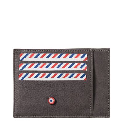 Paul gray Nubuck Nubuck leather card holder