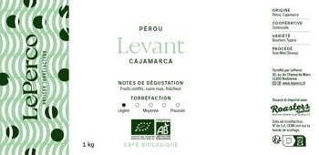 Café du Pérou Honey Bio – Grains 1kg – Levant