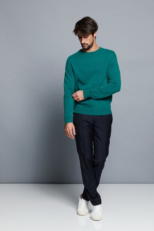 PULL COL ROND VERT