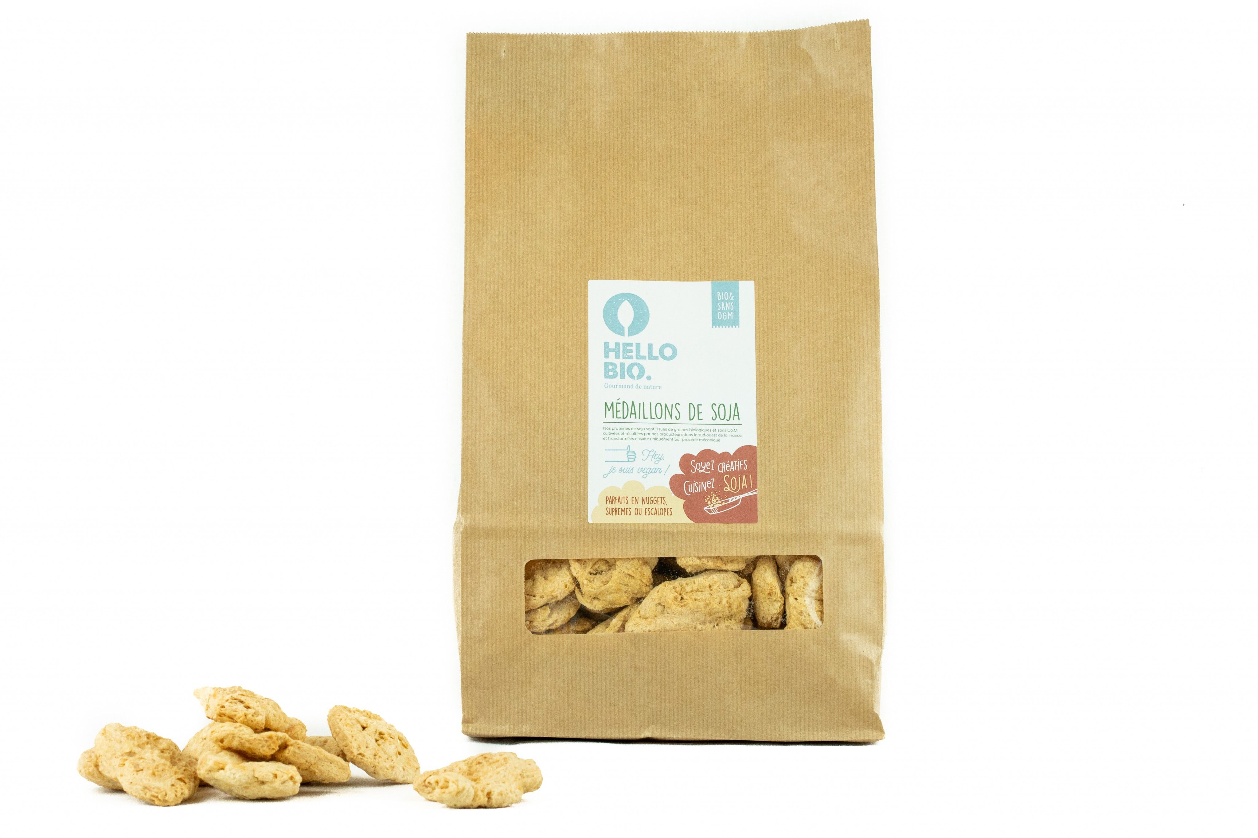 Medallones de soja ecológicos - 300g