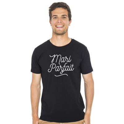 CAMISETA NEGRA PERFECTA DEL MARIDO