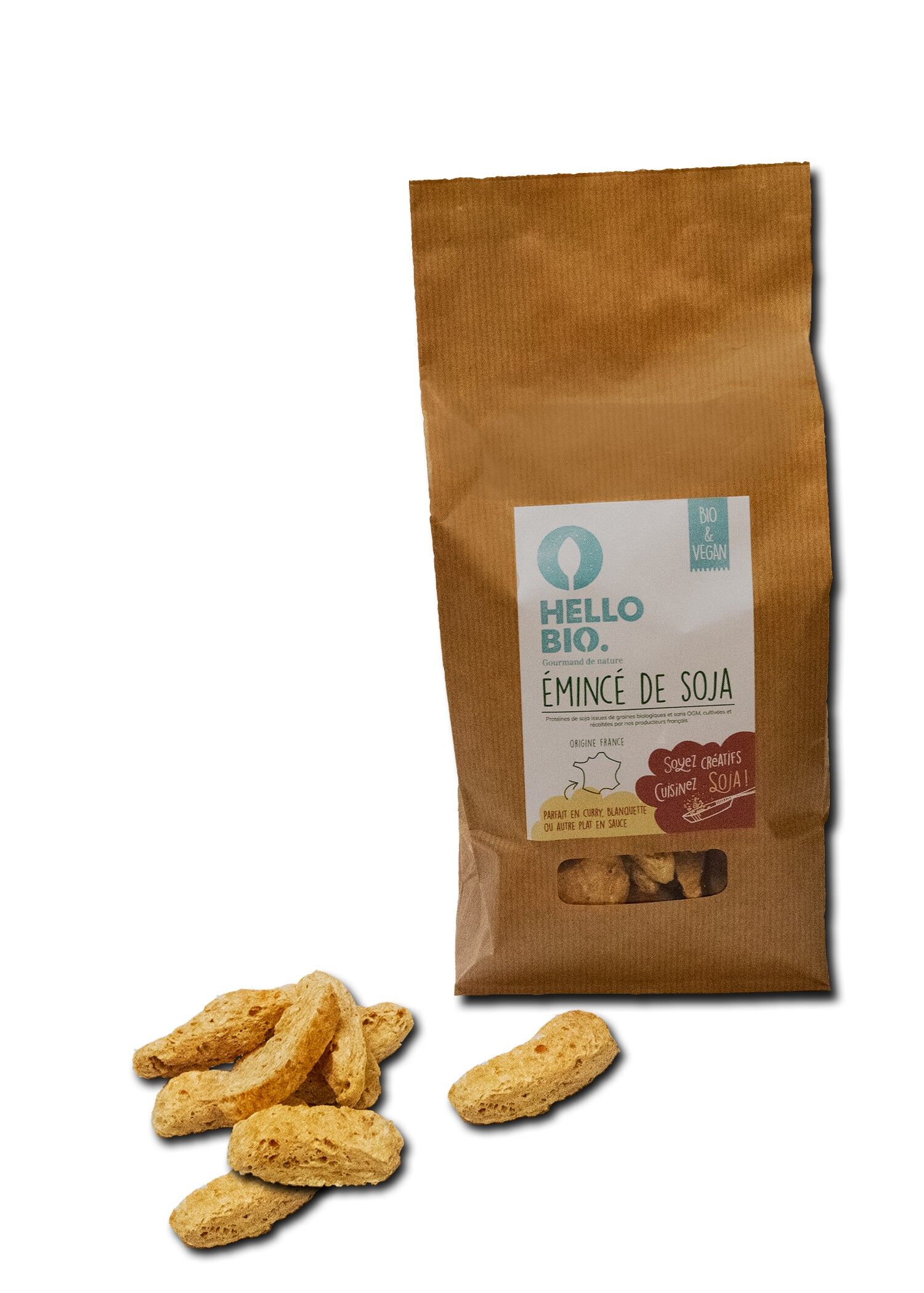 Rodajas de soja texturizada - 1KG