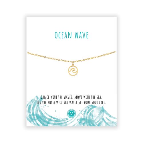 Ocean Wave Bracelet Gold