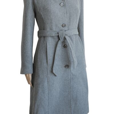 Cappotto invernale per donna-grigio