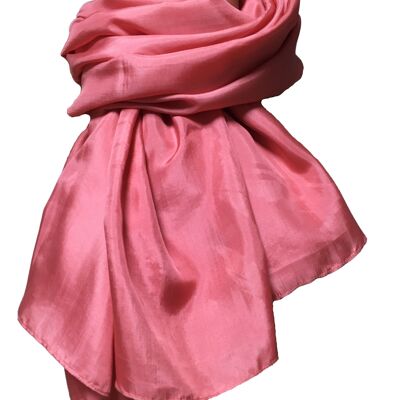 Silk scarf made from raw silk