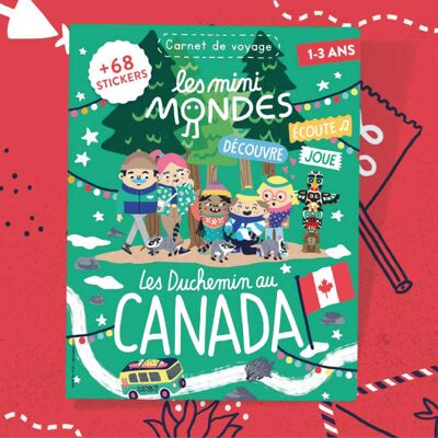 Cuaderno infantil Canadá (Oeste) A partir de 1 año - Les Mini Mondes