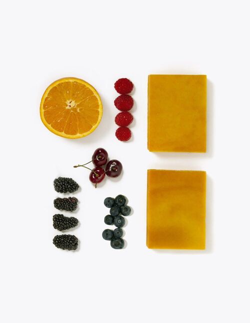 Jabón Antiox - Naranja y Frutos Rojos 120g