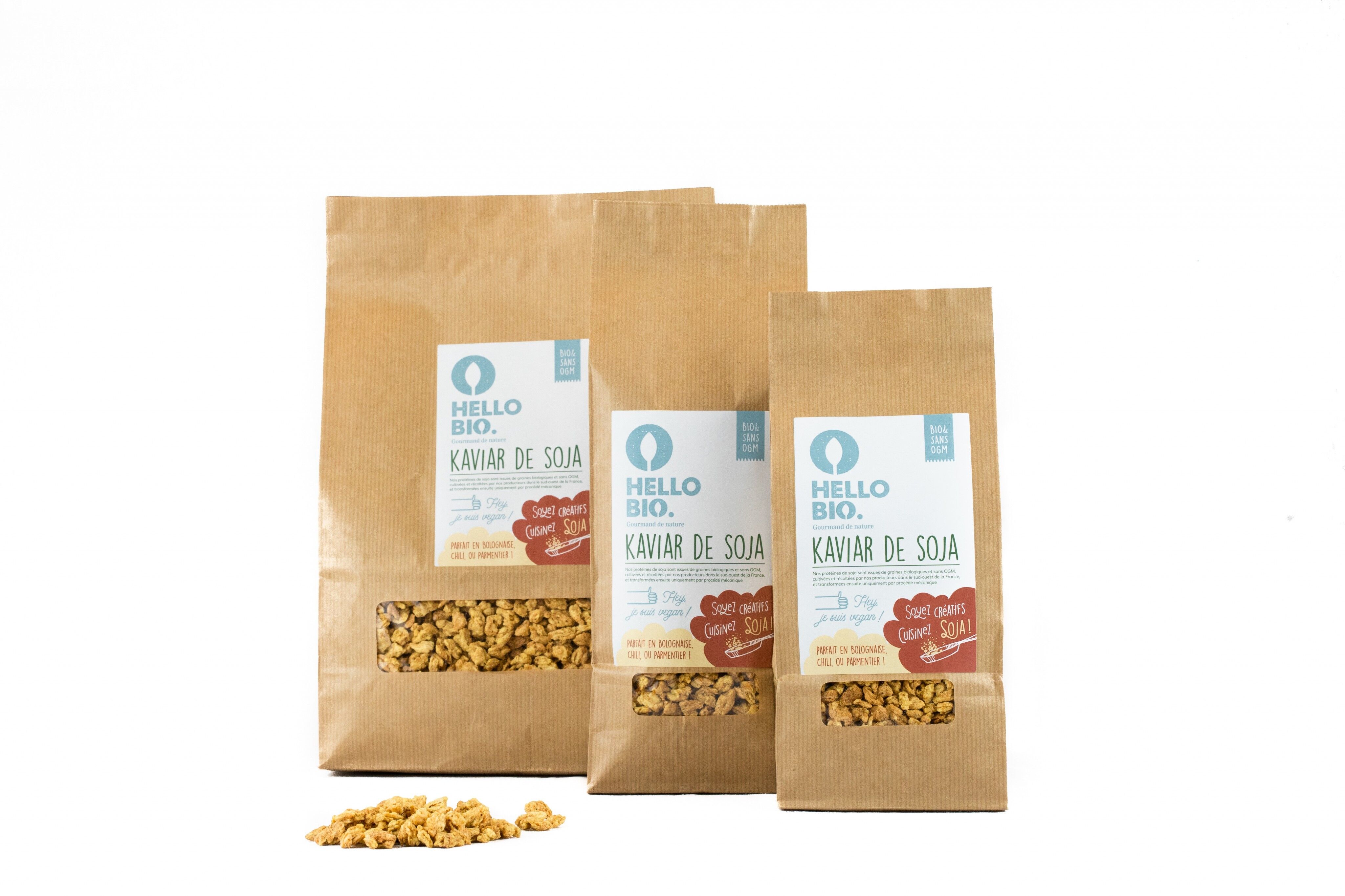 Kaviar de soja texturizada 8/12 mm - 5KG