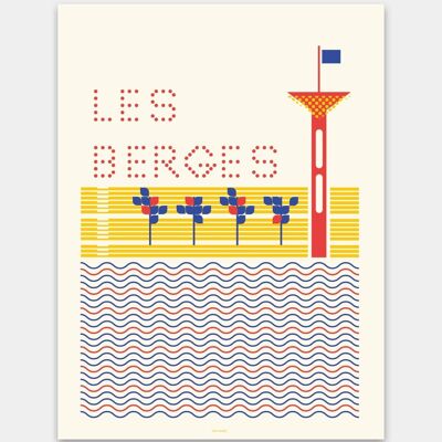 Bauhaus-Plakat - Die Ufer der Rhône