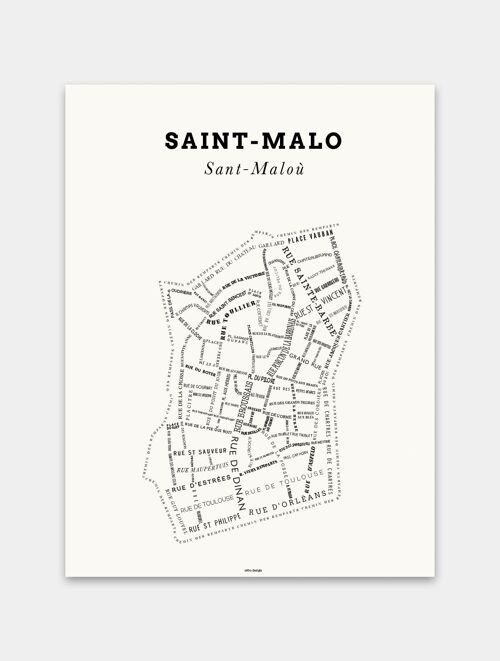 Affiche Le Bon Plan - Saint-Malo Crème