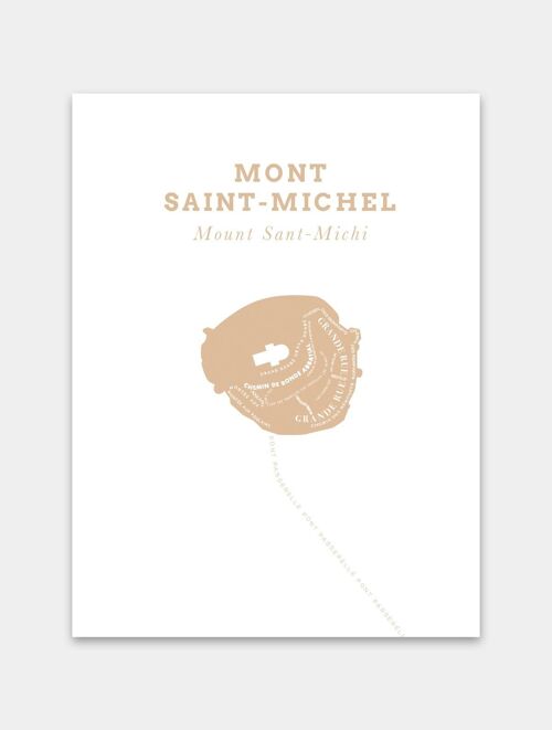Affiche Le Bon Plan - Mont Saint-Michel Sable
