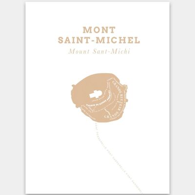 Affiche Le Bon Plan - Mont Saint-Michel Sable