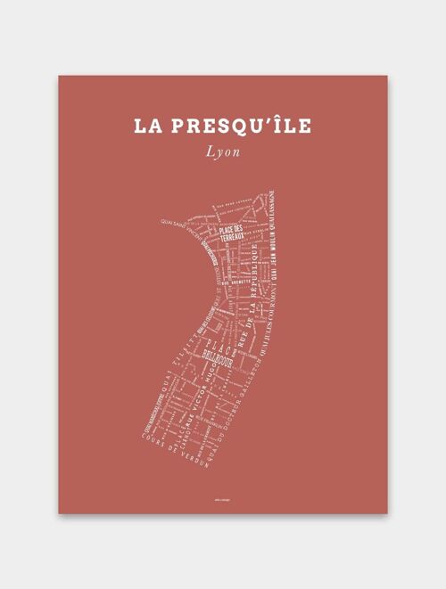 Affiche Le Bon Plan - Lyon Presqu’ile Terracotta