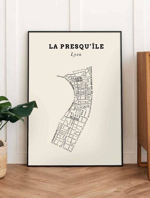 Affiche Le Bon Plan - Lyon Presqu’ile Crème