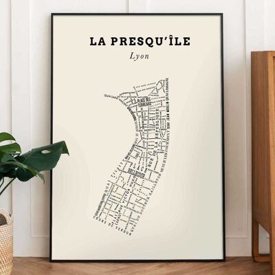 Affiche Le Bon Plan - Lyon Presqu’ile Crème