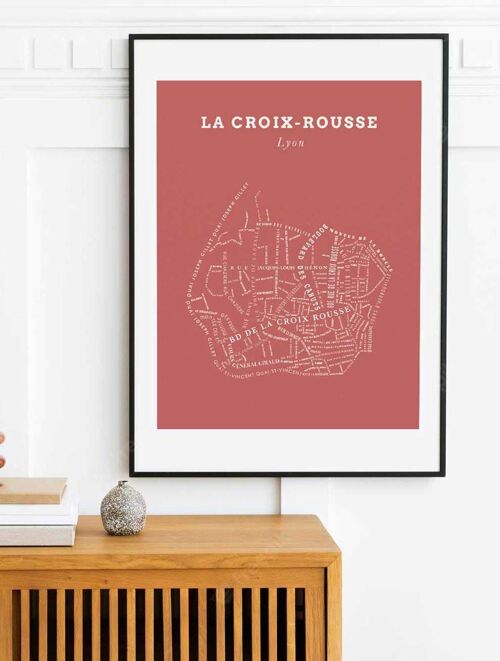 Affiche Le Bon Plan - Lyon Croix Rousse Terracotta