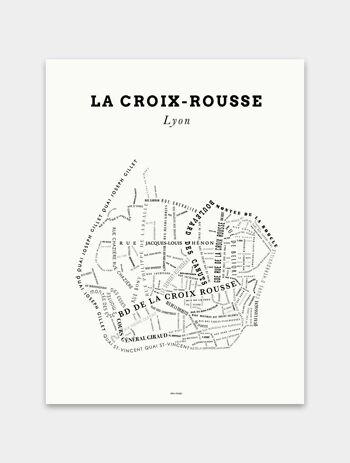 Affiche Le Bon Plan - Lyon Croix Rousse Crème 1