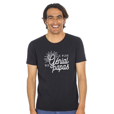 Tshirt noir le plus génial des papas