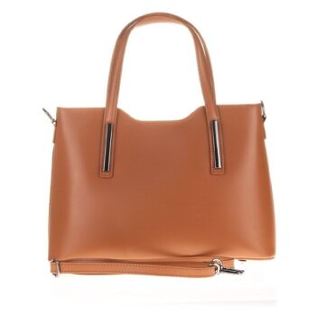 Sac fourre-tout Cannobio pour femme en cuir véritable Ruga - Cuir 6