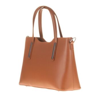 Sac fourre-tout Cannobio pour femme en cuir véritable Ruga - Cuir 9