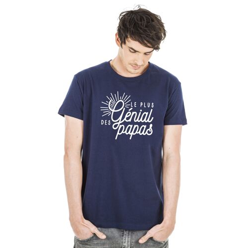 Tshirt navy le plus génial des papas