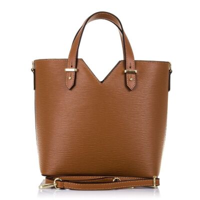 Verbania Woman tote bag. Genuine leather LV Ruga