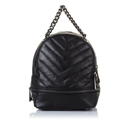 Domenica Women's backpack bag. Sauvage genuine leather