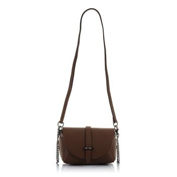 Carina Sac à bandoulière pour femme en cuir véritable Ruga 2