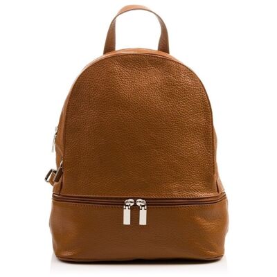Apollonia Women's backpack bag. Genuine leather Dollaro - Leather
