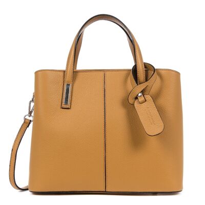 Editta Women's tote bag. Genuine leather Dollaro - Leather