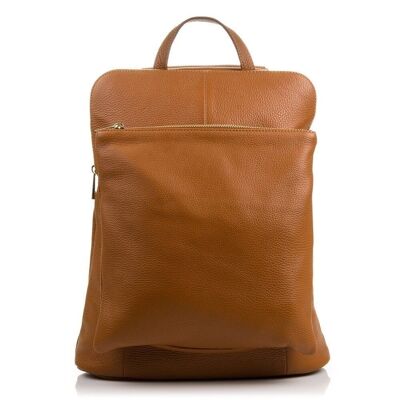 Eva Women's backpack bag. Genuine leather Dollaro - Leather