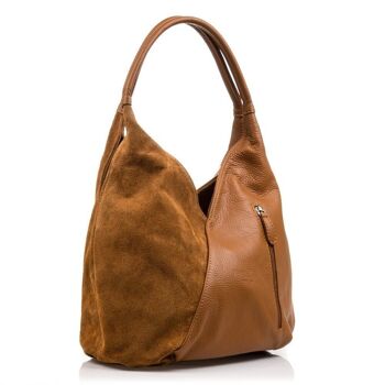 Sac à bandoulière Iginia pour femme en cuir suédé véritable Dollaro 7