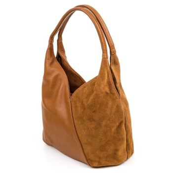 Sac à bandoulière Iginia pour femme en cuir suédé véritable Dollaro 3