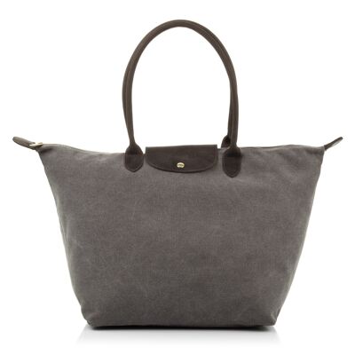 Marita Woman Shopper Bag. Sauvage Premium Canvas Fabric