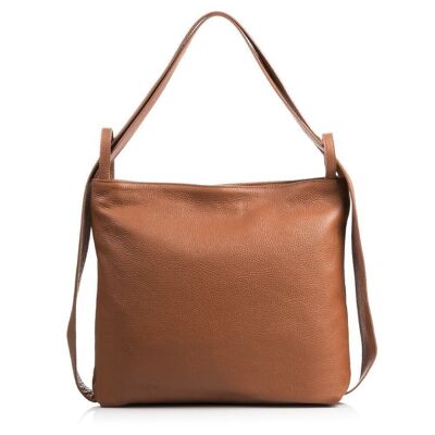 Immacolata Women's Shoulder Bag. Genuine Leather Dollaro - Leather