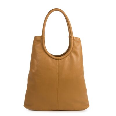 Trasea Women's Shoulder Bag. Genuine Leather Dollaro - Leather