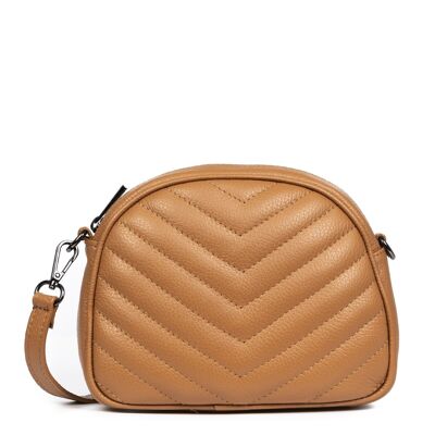 Andreana Woman shoulder bag. Genuine leather Dollaro Quilted