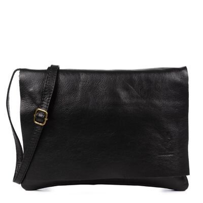 Concetta Women's shoulder bag. Authentic leather Sauvage
