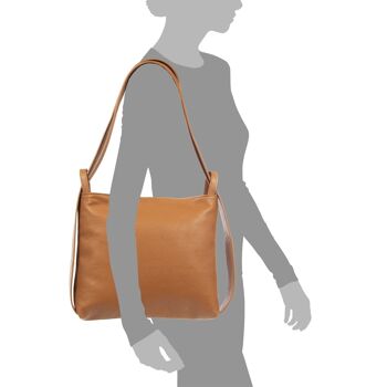 Sac à Bandoulière Perlita pour Femme en Cuir Véritable Dollaro - Cuir 9